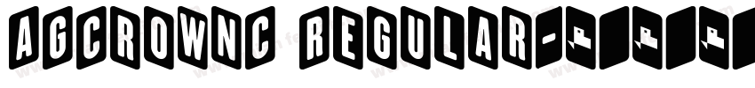 AGCrownC Regular字体转换